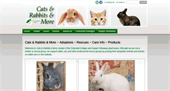 Desktop Screenshot of catsandrabbitsandmore.com